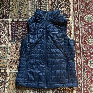 Patagonia Nano Puff Vest Women’s Medium Navy Blue